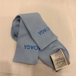 Balenciaga Light Blue Casual Socks